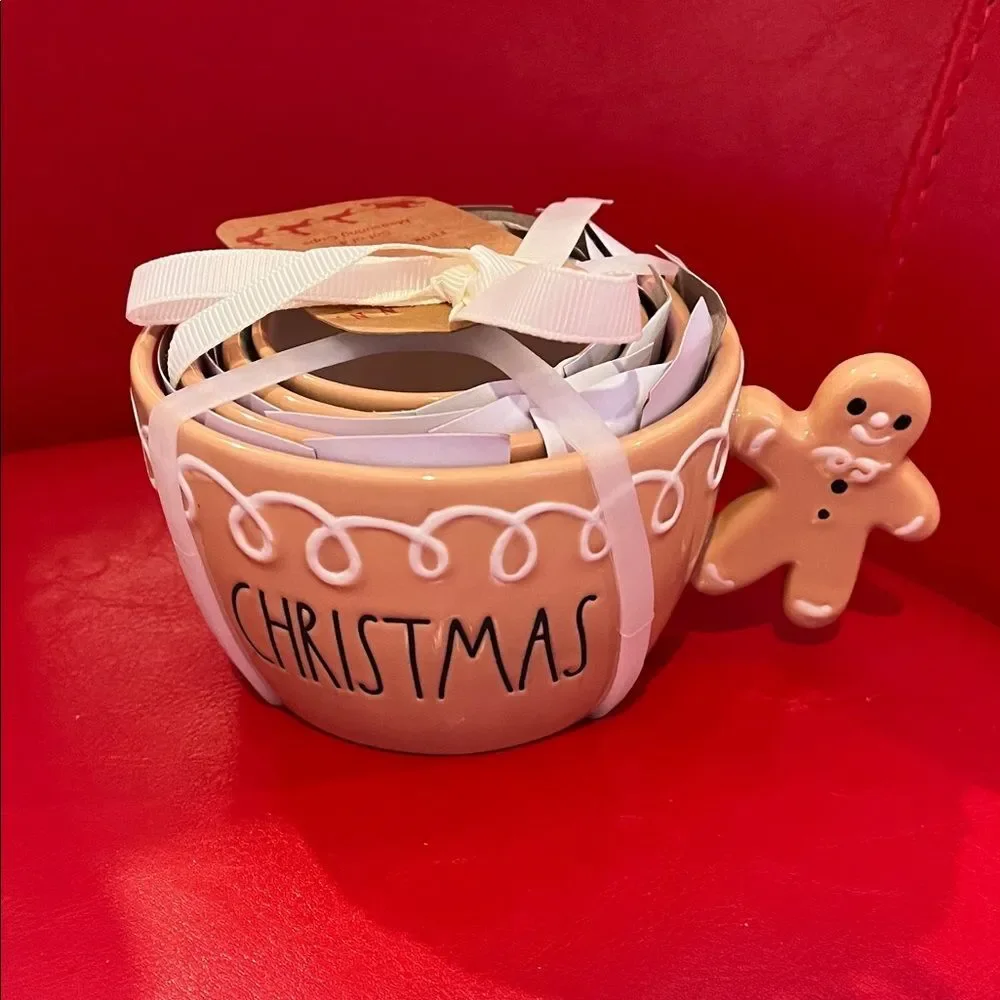 Rae Dunn Christmas Gingerbread measuring cups